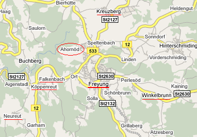 Karte Freyung